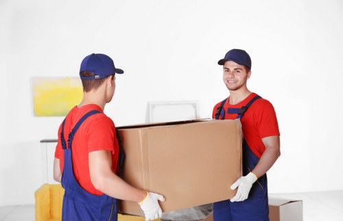 Professional movers handling residential relocation in the Netherlands