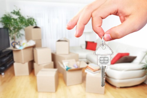 Commercial moving team planning a business relocation in the Netherlands city centre
