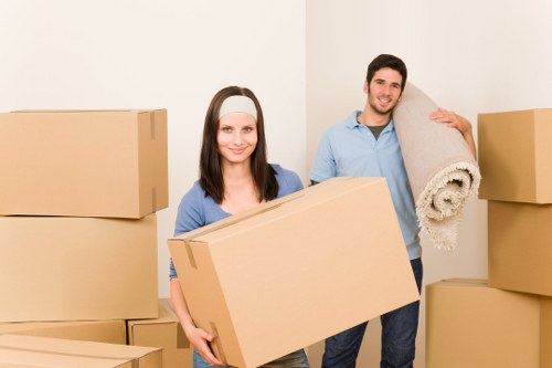 Local movers handling office relocation access in a Dutch city center